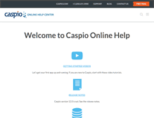 Tablet Screenshot of howto.caspio.com